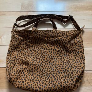 Baggu Horiztonal Duck tote Leopard Print Tote Bag